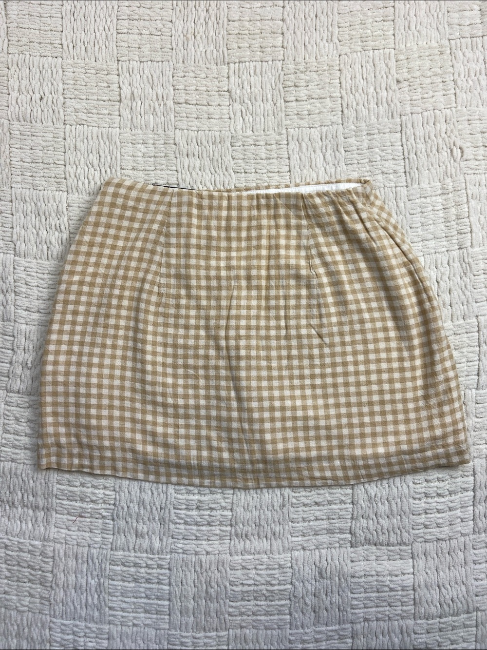 NWT The A&F Scarlett Linen-Blend Mini Skort Skirt Small